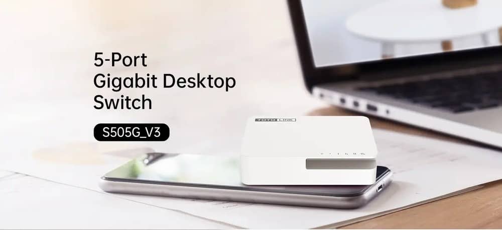 Switch Totolink 5P 10/100/1000Mbps S505G V3