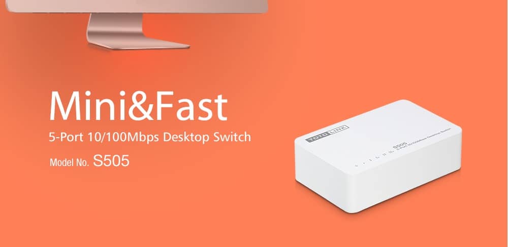 Switch Totolink 5P 10/100Mbps S505 V5