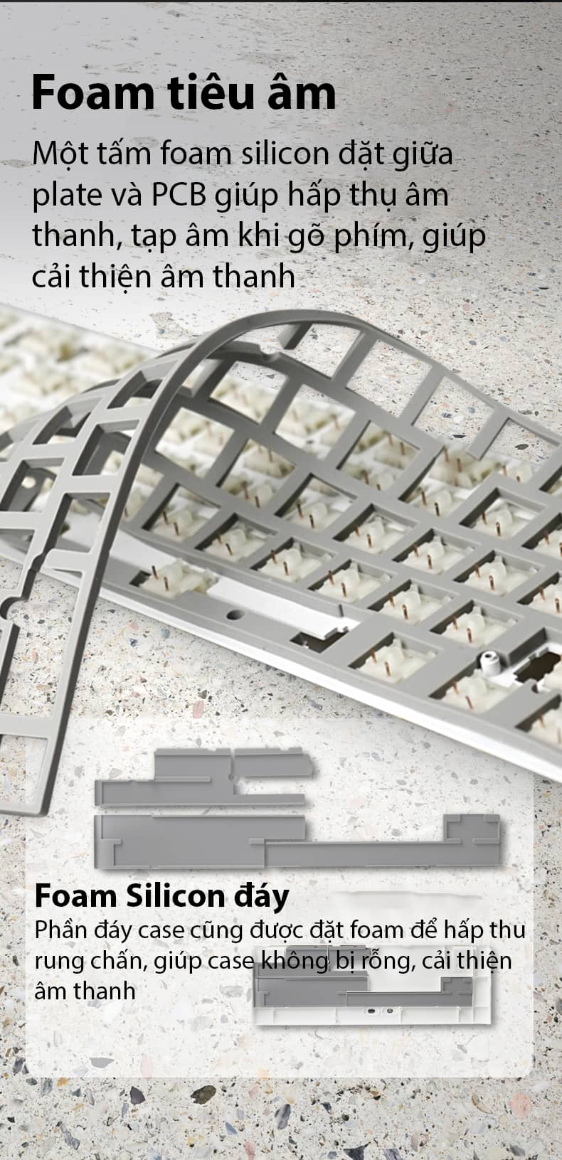 Bàn phím Cơ FL-Esports FL680SAM Banana White and Yellow 8