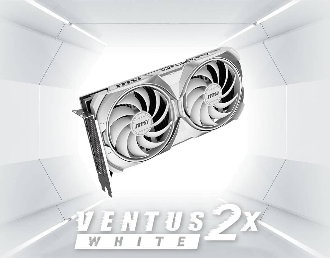 Card màn hình MSI RTX 4070 SUPER 12G VENTUS 2X White OC