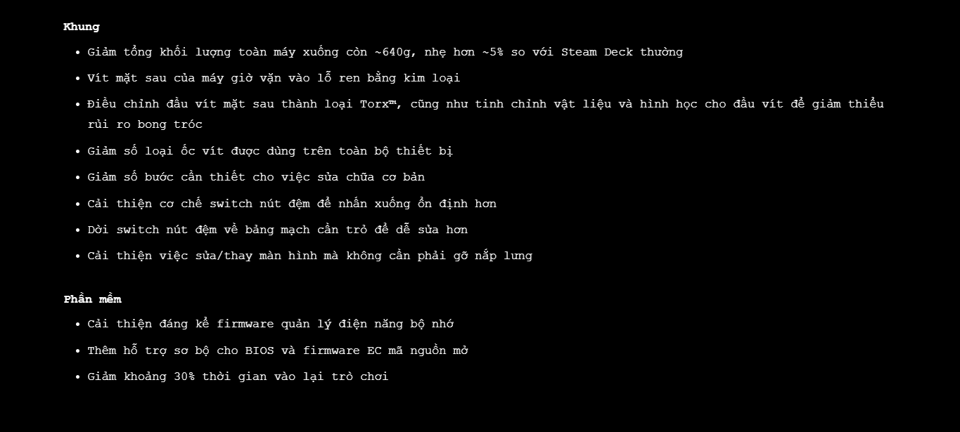 Máy chơi game cầm tay Steam Deck OLED 1TB 8