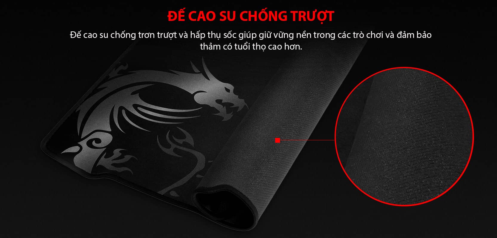 Bàn di chuột MSI Agility GD30 (450 x 400 x 3 mm) 5
