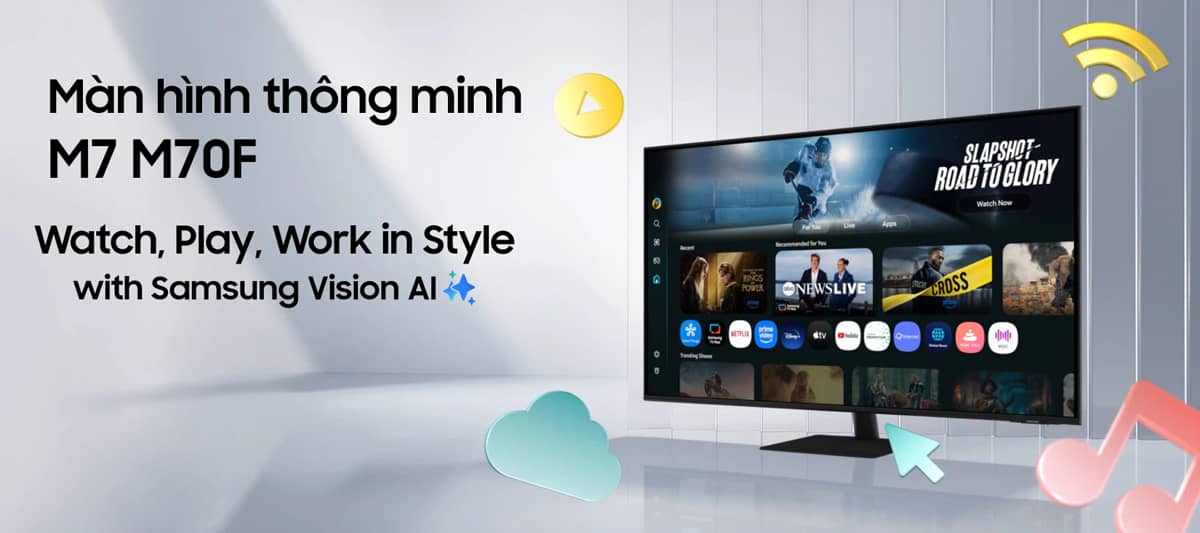 màn hình thông minh Samsung M70D S43FM702
