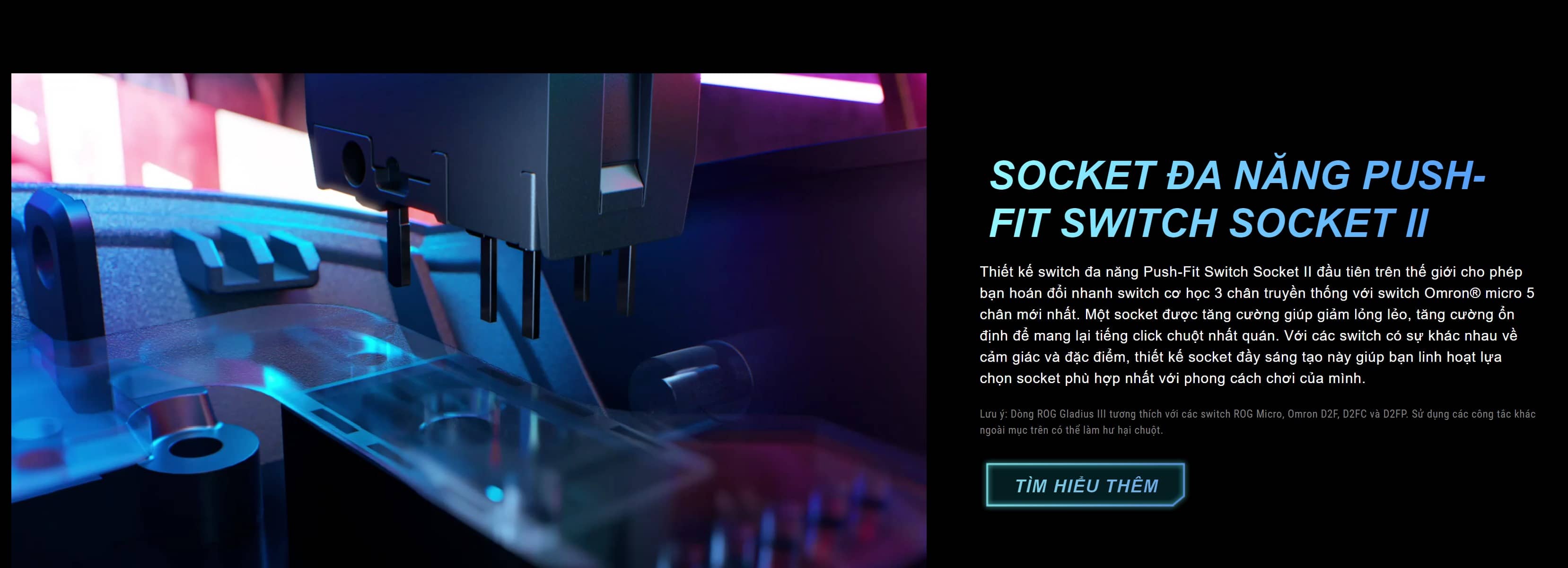 Chuột Asus ROG Gladius III (USB/RGB/màu đen)