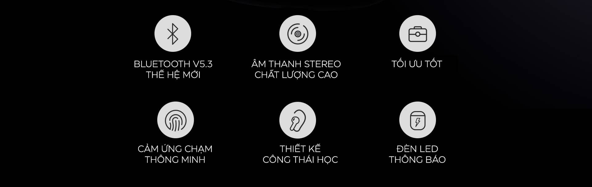 Tai nghe Bluetooth True Wireless Havit TW947