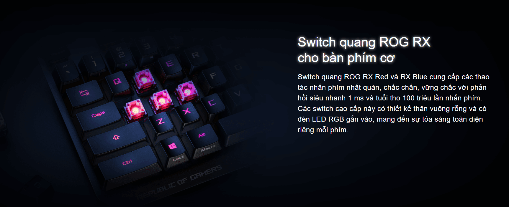 Asus ROG Strix Scope RX Blue switch 2