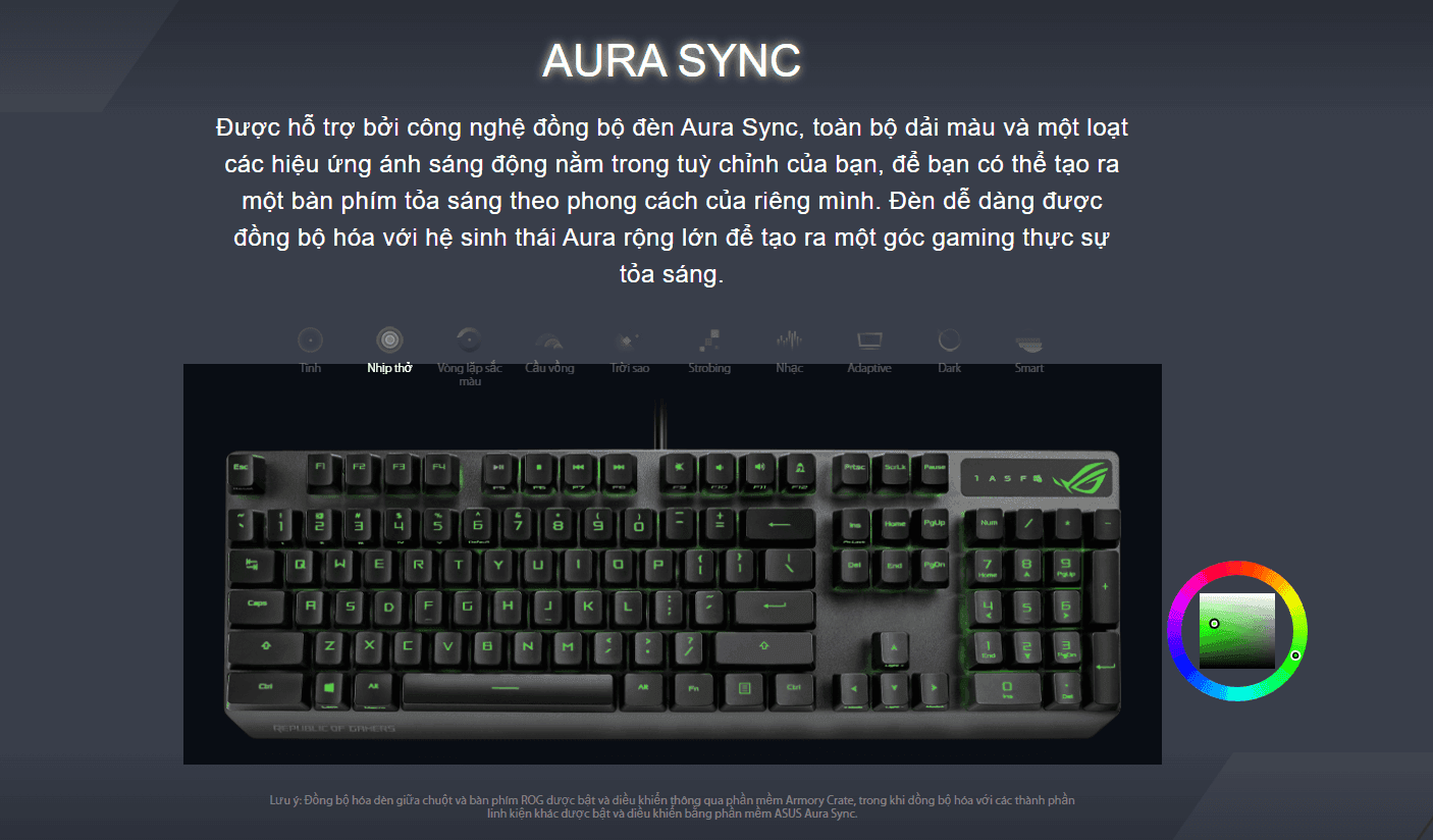 Asus ROG Strix Scope RX Blue switch 8