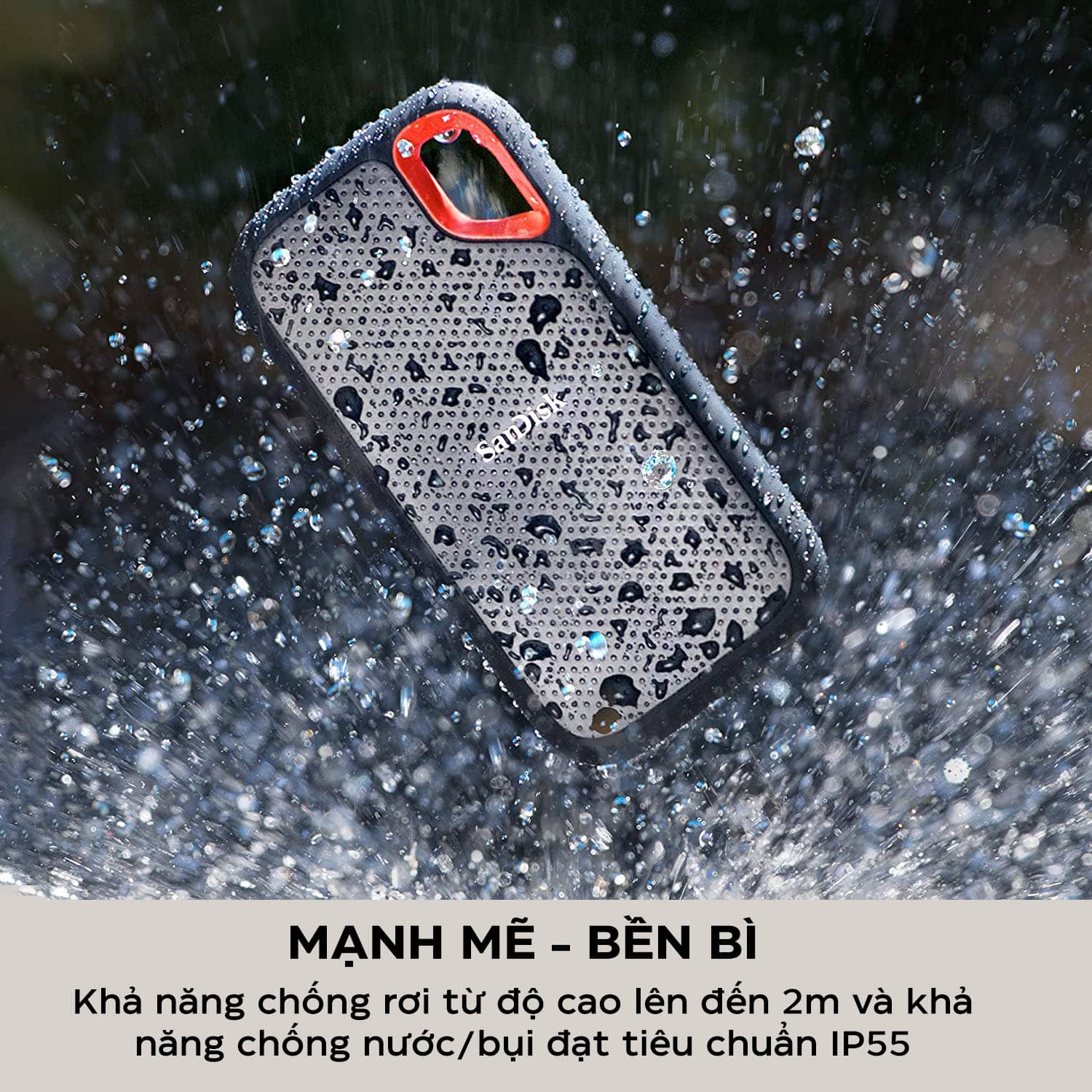 Ổ cứng di động SanDisk Extreme Pro Portable SSD 4TB USB 3.2 SDSSDE61-4T00-G25