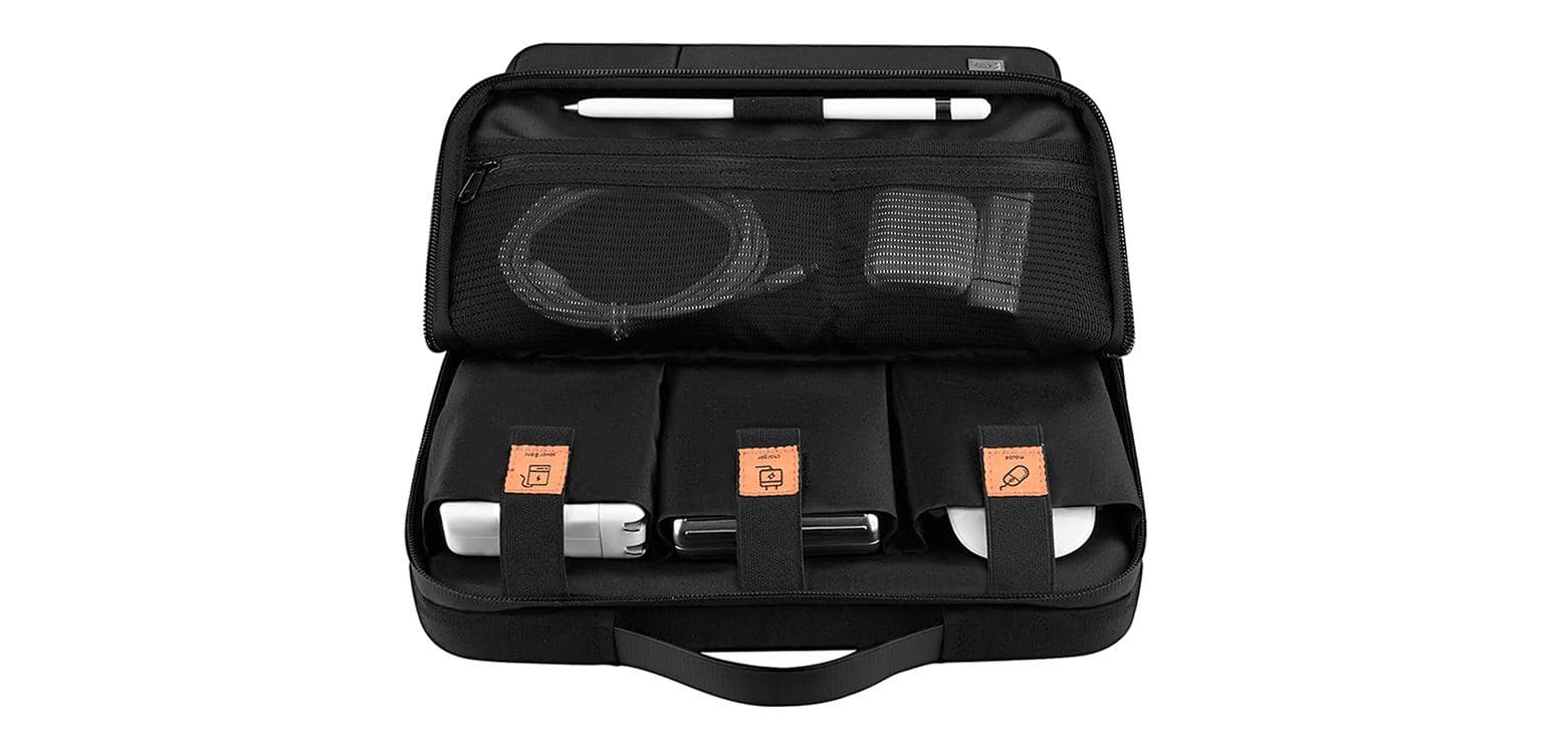 Túi chống sốc WiWU Alpha Double Layer Sleeve 14 inch màu đen 5