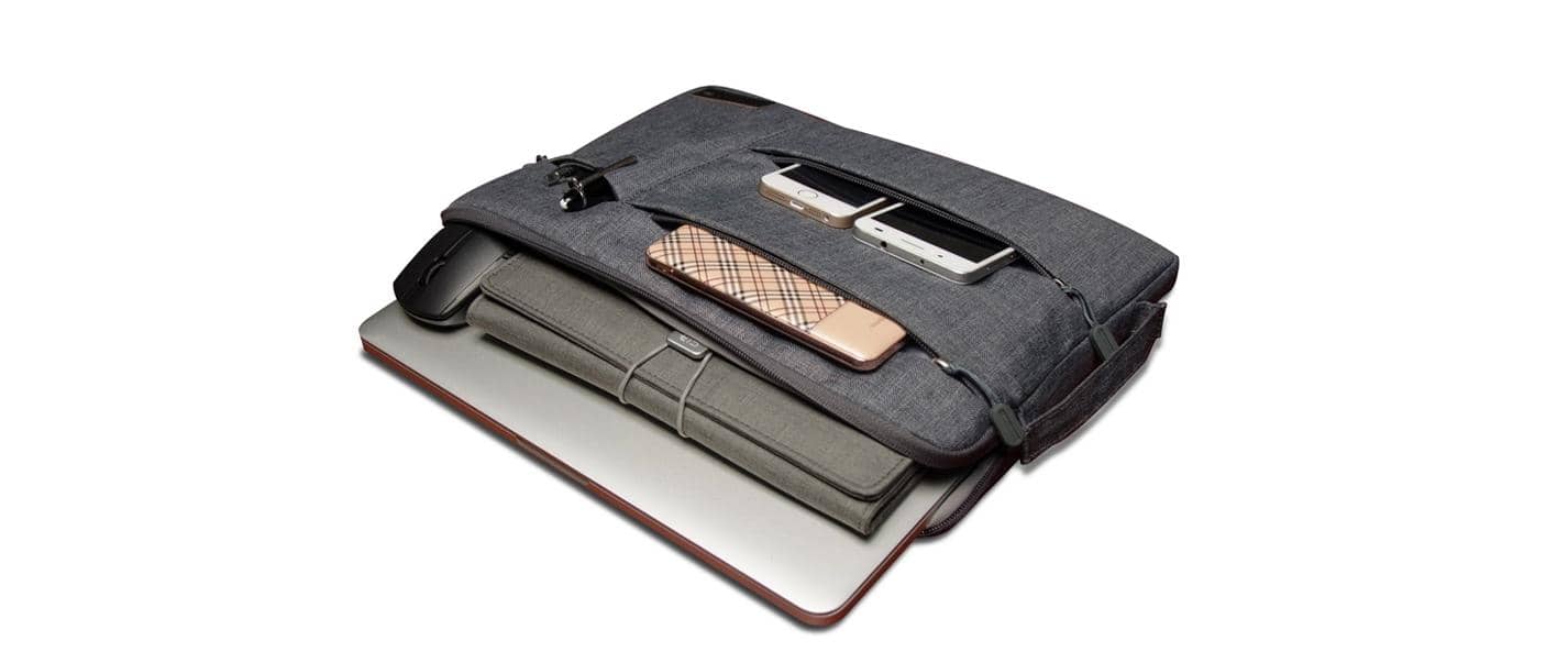 Túi chống sốc WiWU POCKET Sleeve 13,3 inch màu đen 3