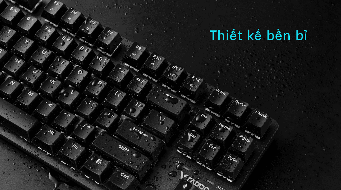 Bàn phím cơ không dây Rapoo V500 PRO-87 TKL Black Switch (Không Led) 4