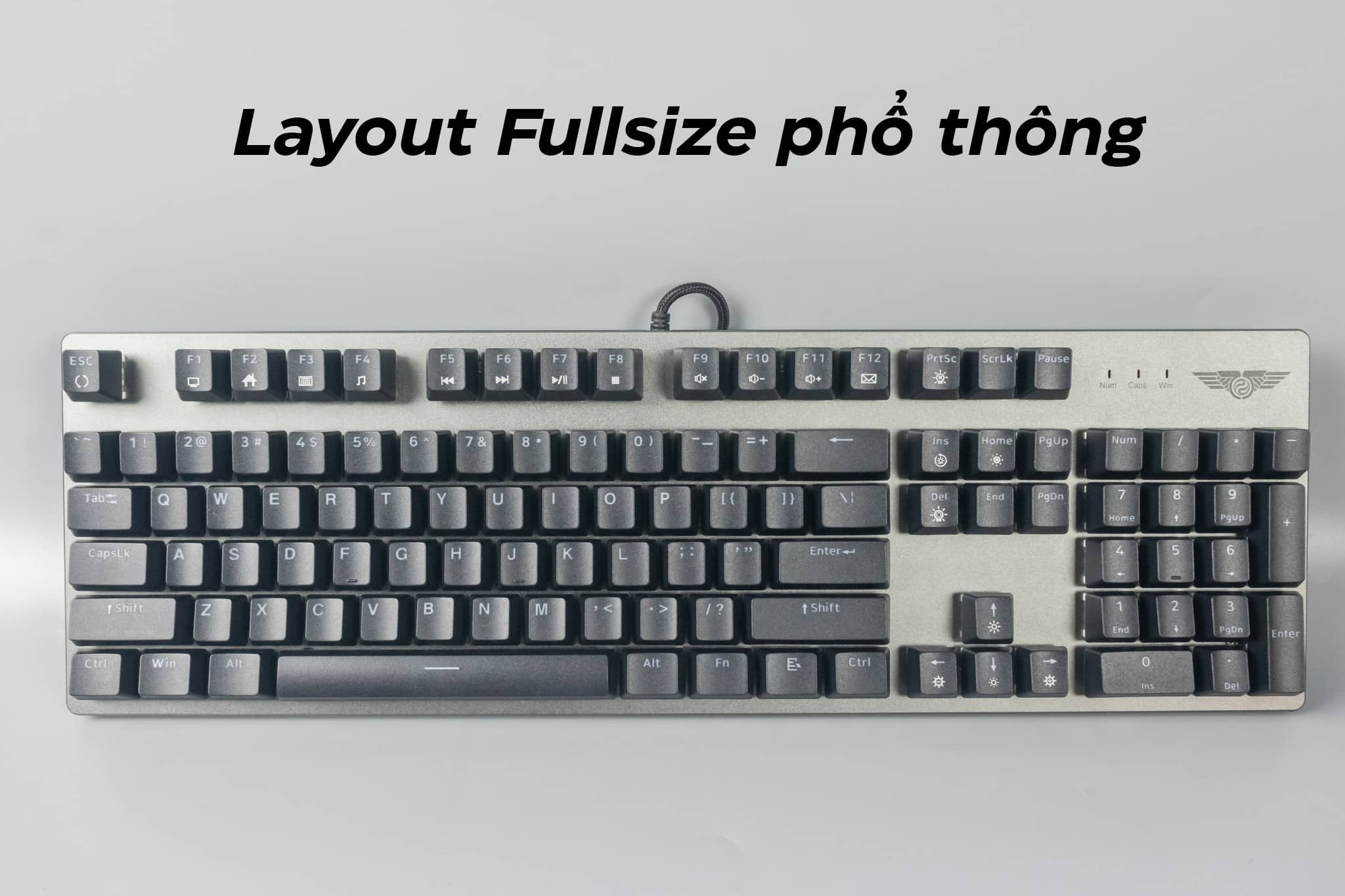 Bàn phím cơ Newmen GE369R Red switch (USB/Hot swap/Led RGB) 2