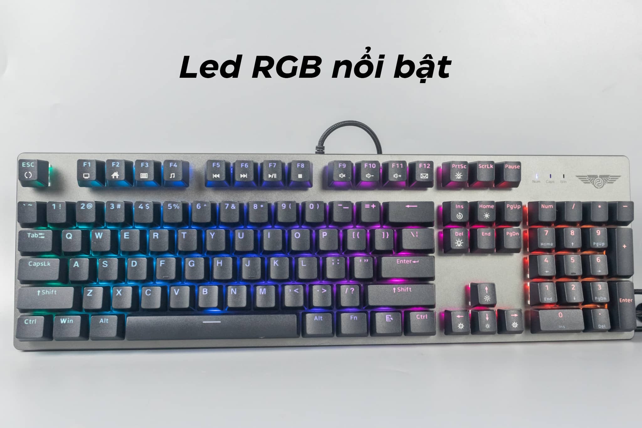 Bàn phím cơ Newmen GE369R Red switch (USB/Hot swap/Led RGB) 5