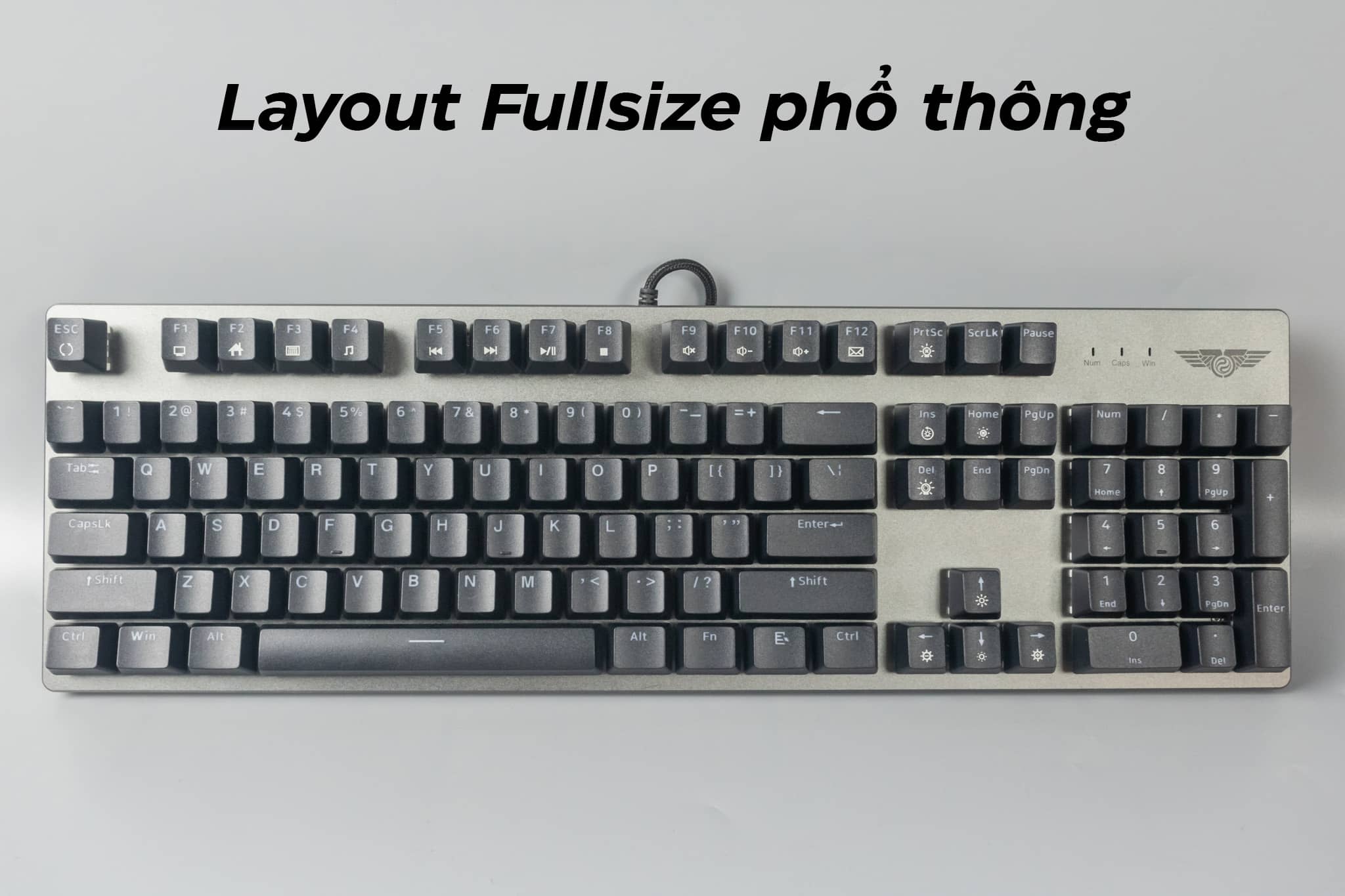 Bàn phím cơ Newmen GM369 Red switch (USB/Hot swap/Led Rainbow) 2