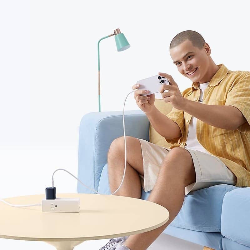 Sạc nhanh hiệu Baseus PicoGo GaN 1C 45W US - Màu trắng 4