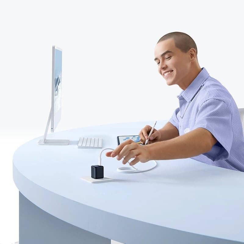 Sạc nhanh hiệu Baseus PicoGo GaN 1C 45W US - Màu trắng 3