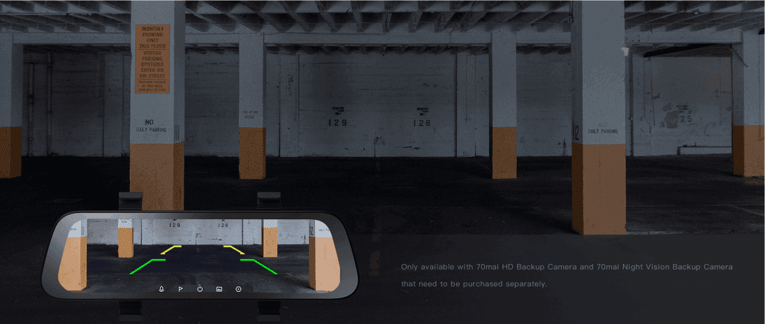 Camera hành trình Xiaomi 70Mai D07 (Lắp gương)