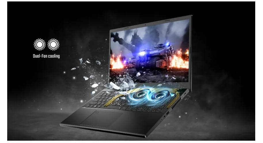 Laptop Acer Gaming Nitro V ANV15-51-53DM (NH.QN9SV.007) (i5-13420H/16GB RAM/512GB SSD/RTX3050 6GB/15.6 inch FHD 144Hz/Win11/Đen) ảnh 3