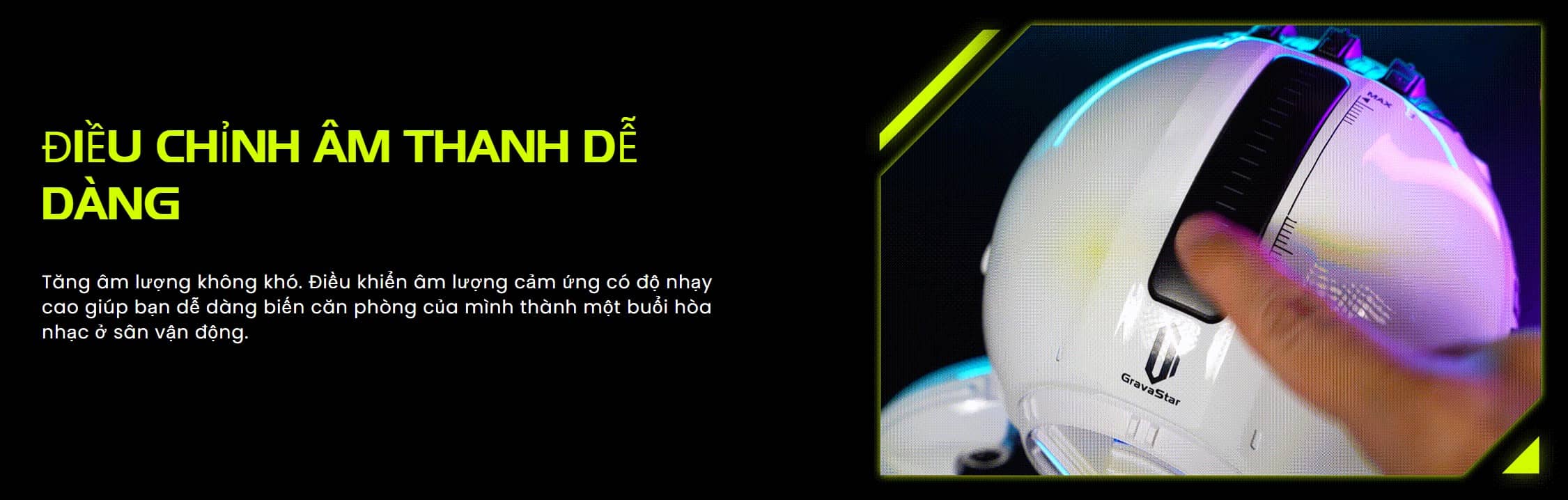 Loa GravaStar Mars Pro - Màu trắng