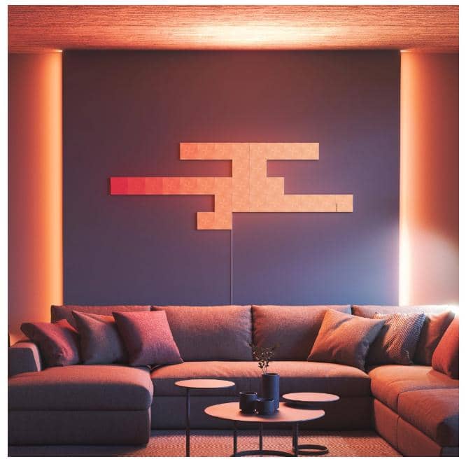 Đèn Thông Minh Nanoleaf Canvas Vuông 4 Miếng (Bộ Mở Rộng) 2