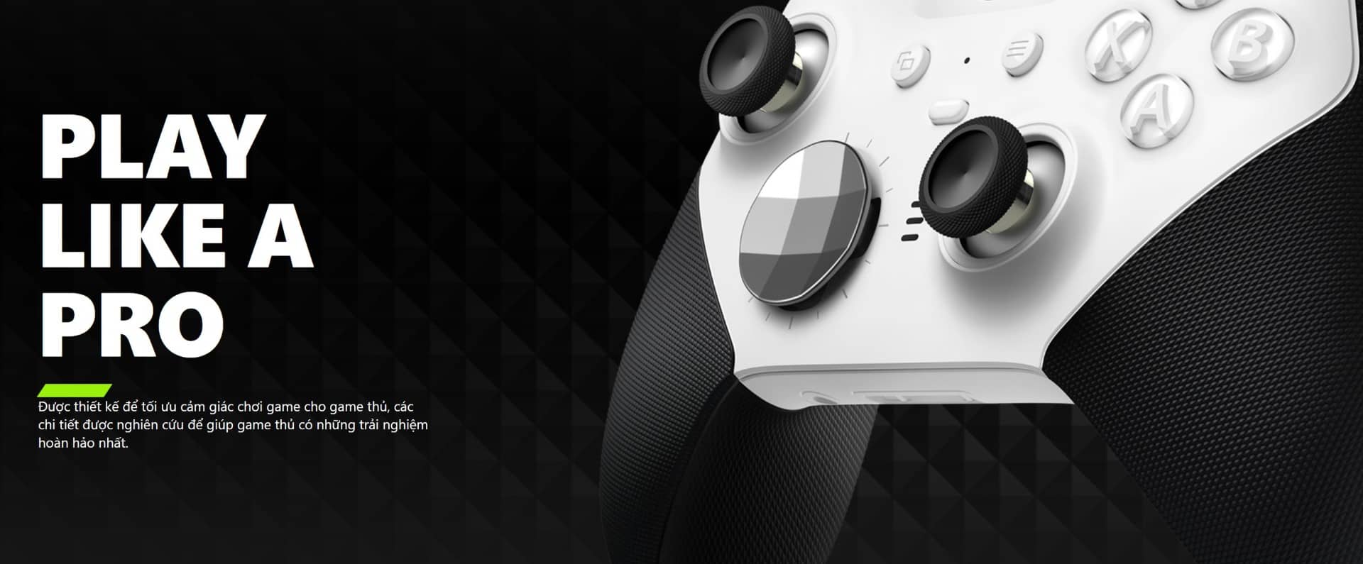 Tay cầm chơi game không dây Microsoft Xbox One Elite Series 2 - Core - Màu Trắng
