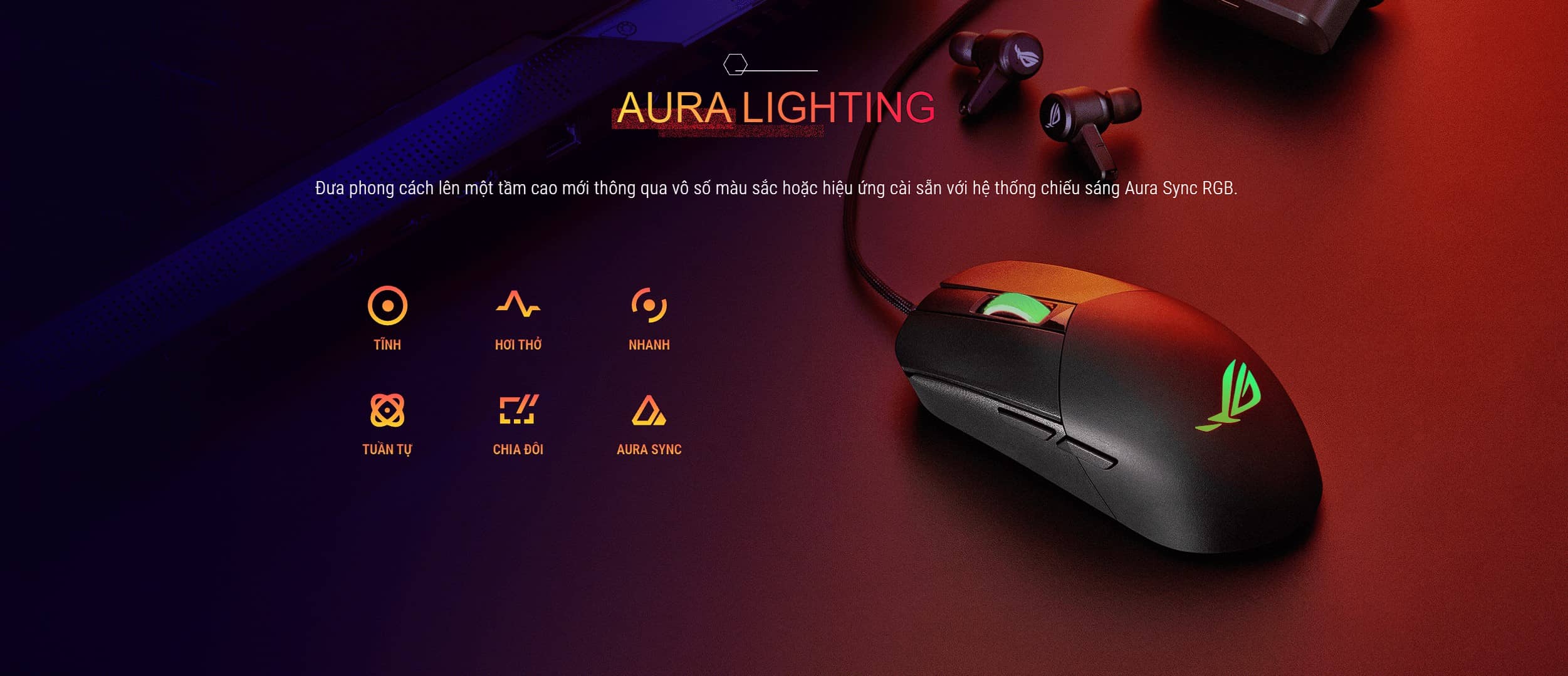 Chuột Gaming có dây Asus ROG Strix Impact III USB/RGB/ĐEN _ 90MP0300-BMUA00