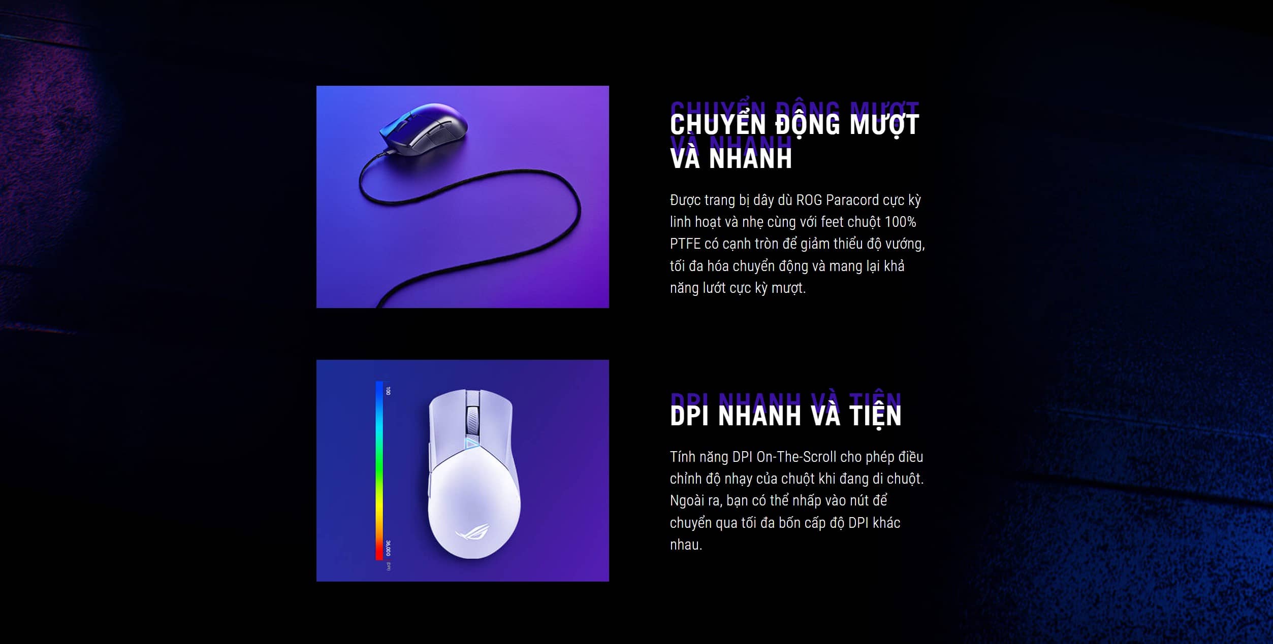 Chuột Gaming không dây ASUS ROG Gladius III Wireless AimPoint White 90MP02Y0-BMUA10