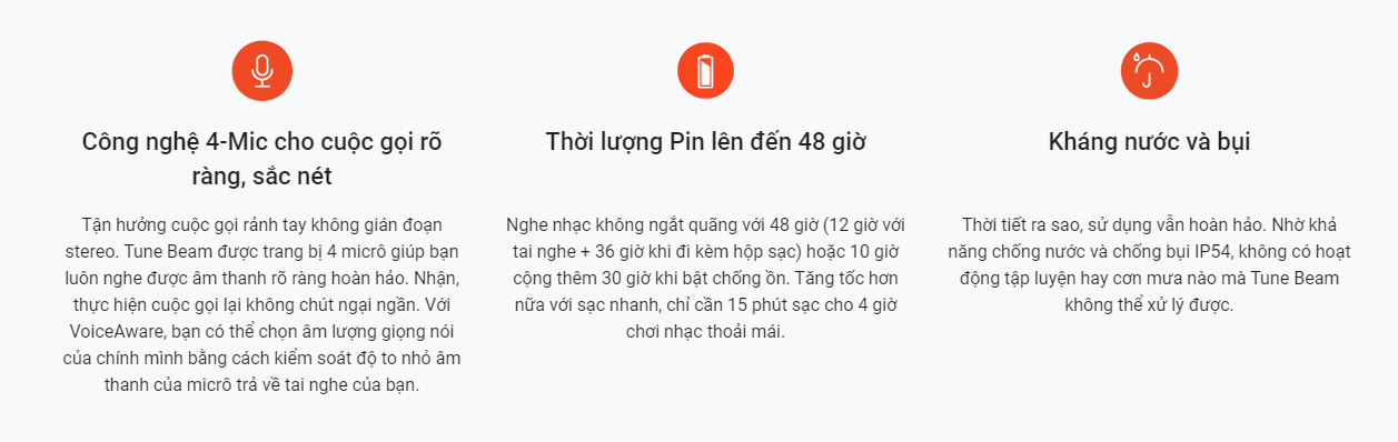 Tai nghe Bluetooth True Wireless JBL Tune Beam 6