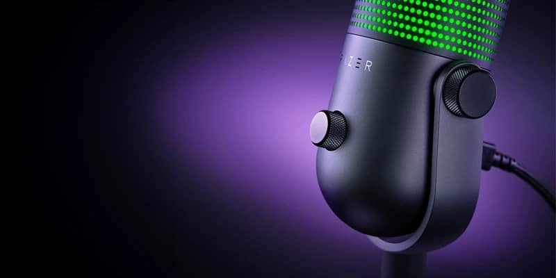 Thiết bị thu âm Razer Seiren V3 Chroma - White Edition (RZ19-05060200-R3M1) 6