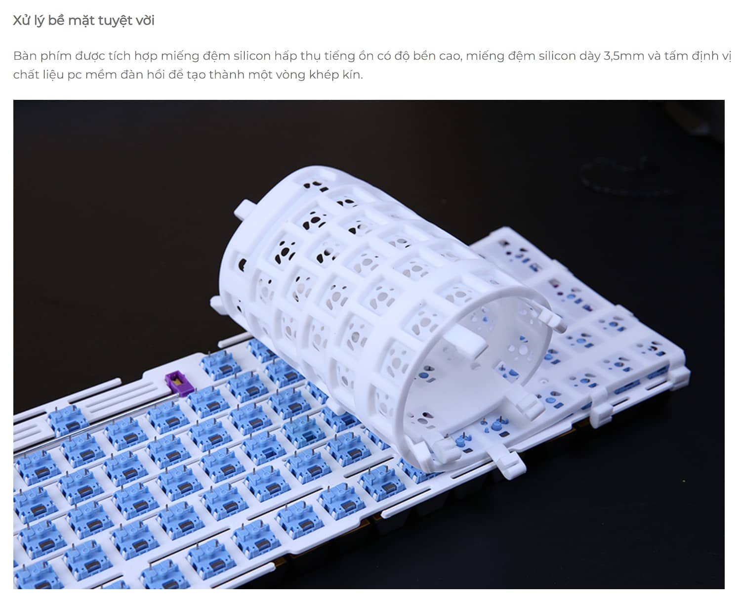 Bàn phím cơ Dareu A98 PRO Tri Mode RED WAVE (Dareu Dream Switch, Type C + Bluetooth 5.1 + 2.4G)