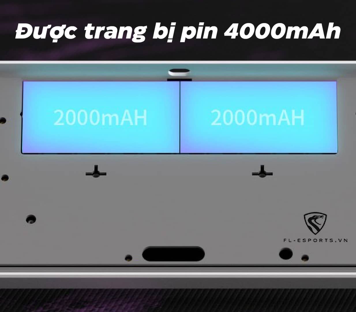 Bàn phím cơ FL-Esports GP75CPM Black Body Polar Night