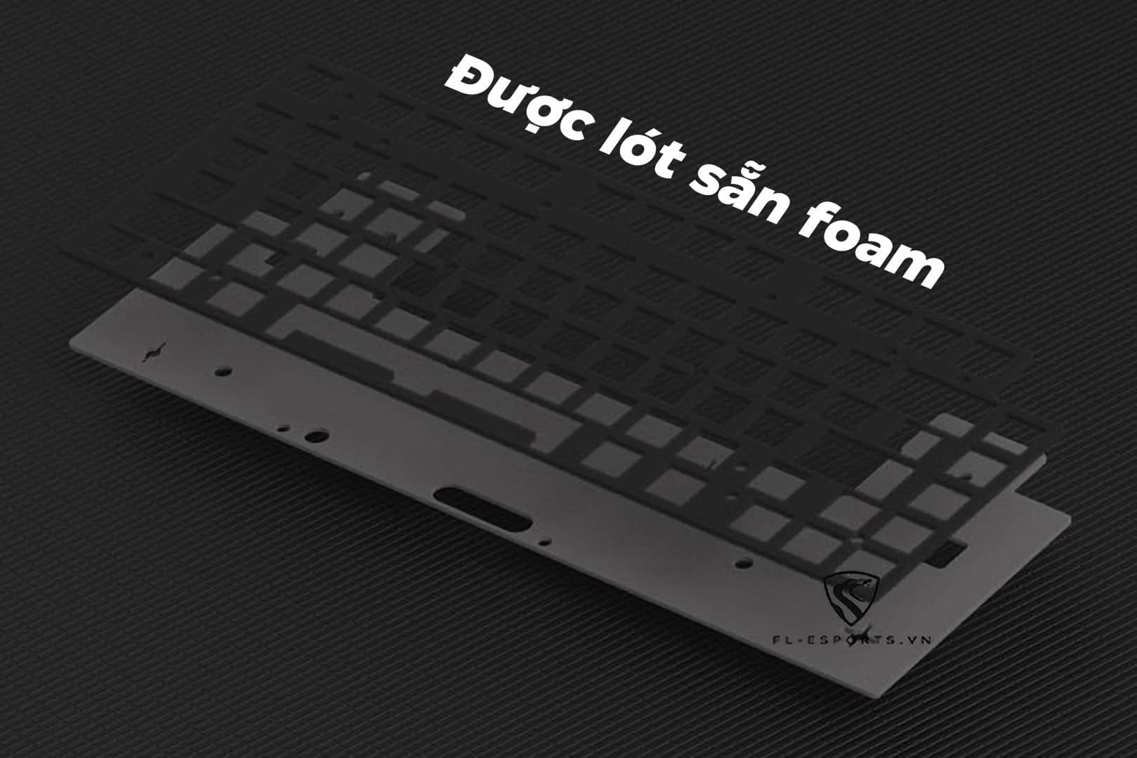 Bàn phím cơ FL-Esports GP75CPM Black Body Polar Night