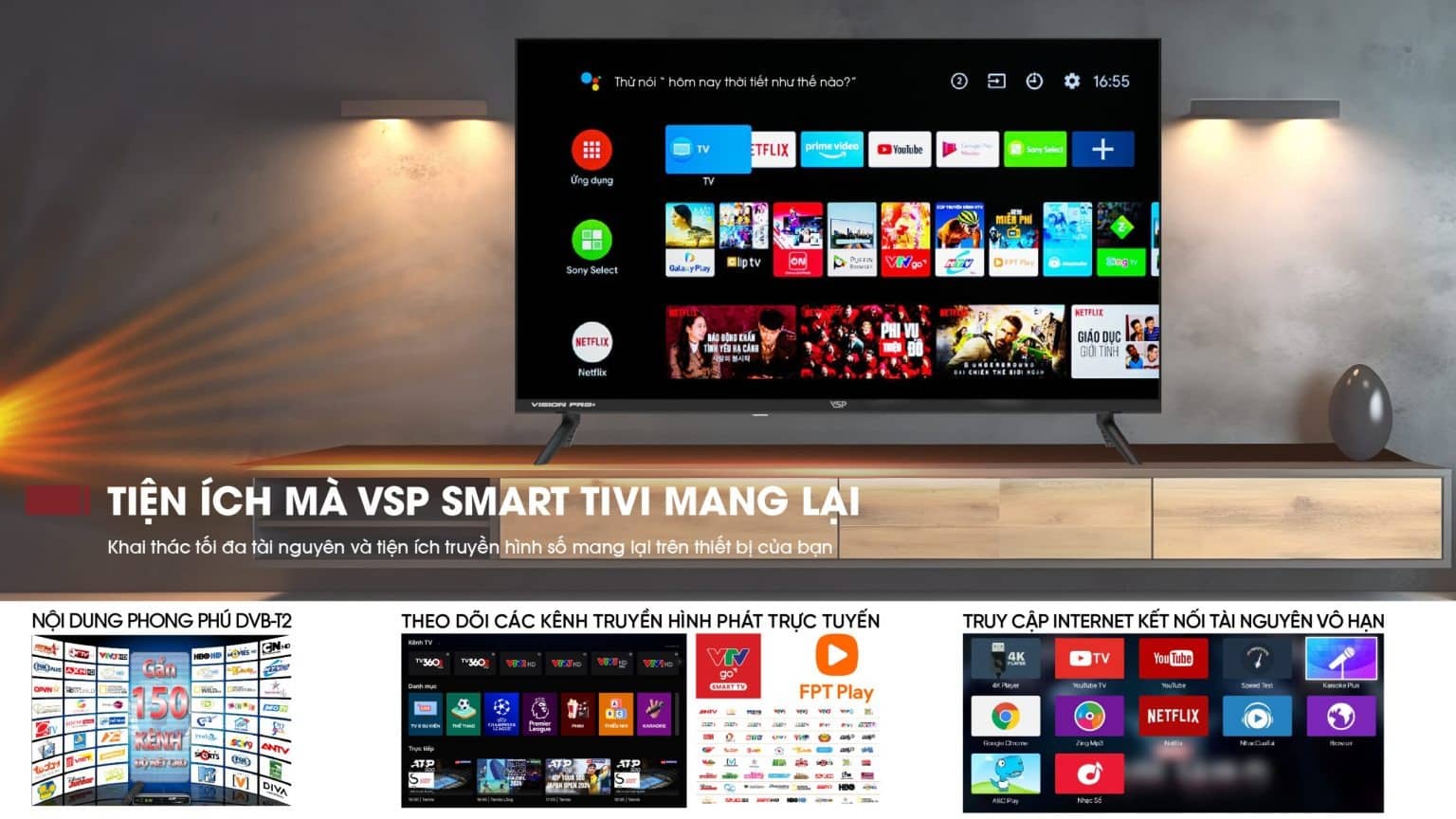 Smart Tivi VSP VUE55GSU01 4