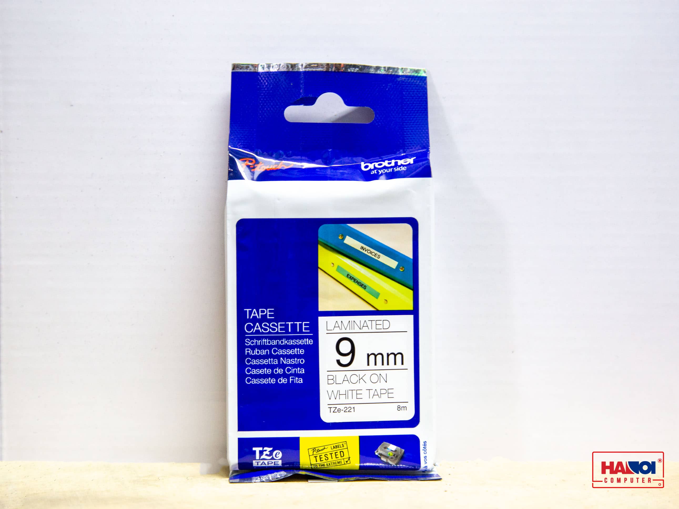 Giấy in nhãn Brother tiêu chuẩn TZe-221 9mm_002