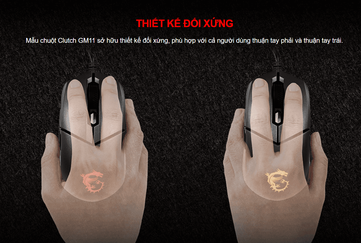 Bộ Bàn phím chuột game MSI Vigor GK30 đen (USB/RGB/Giả cơ) 10