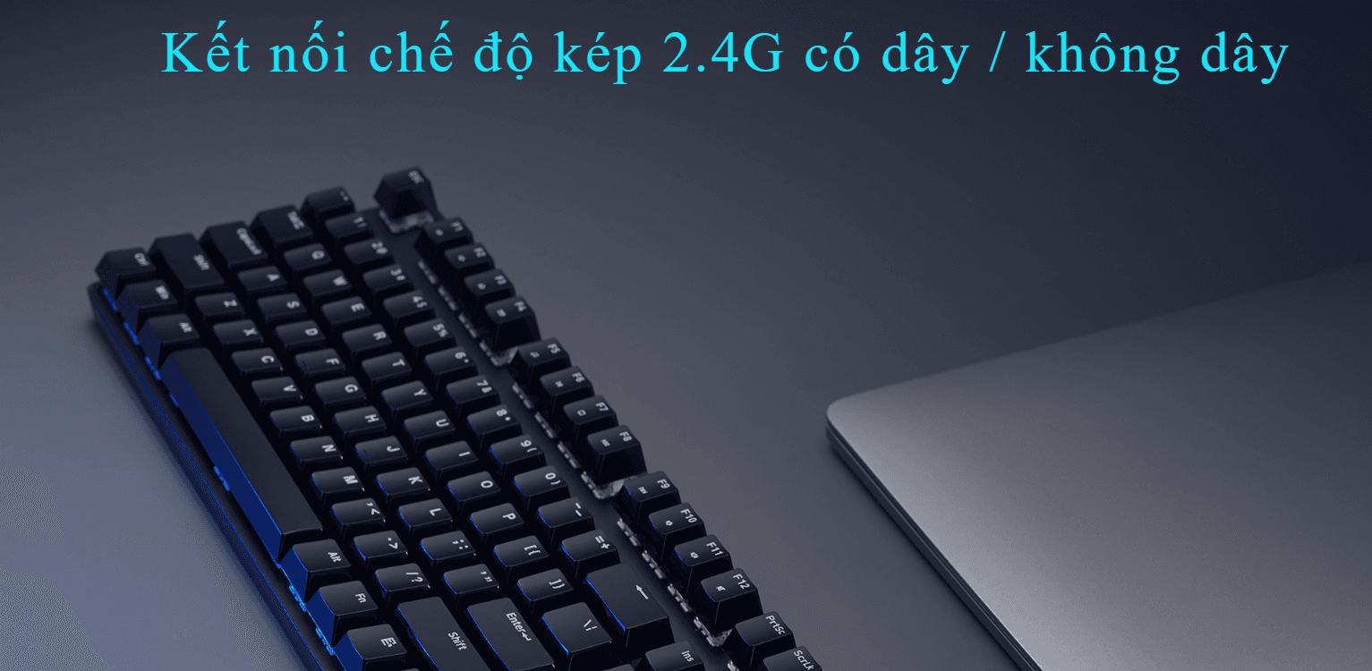 Bàn phím game không dây Rapoo V500 Pro Blue sw (USB) 1