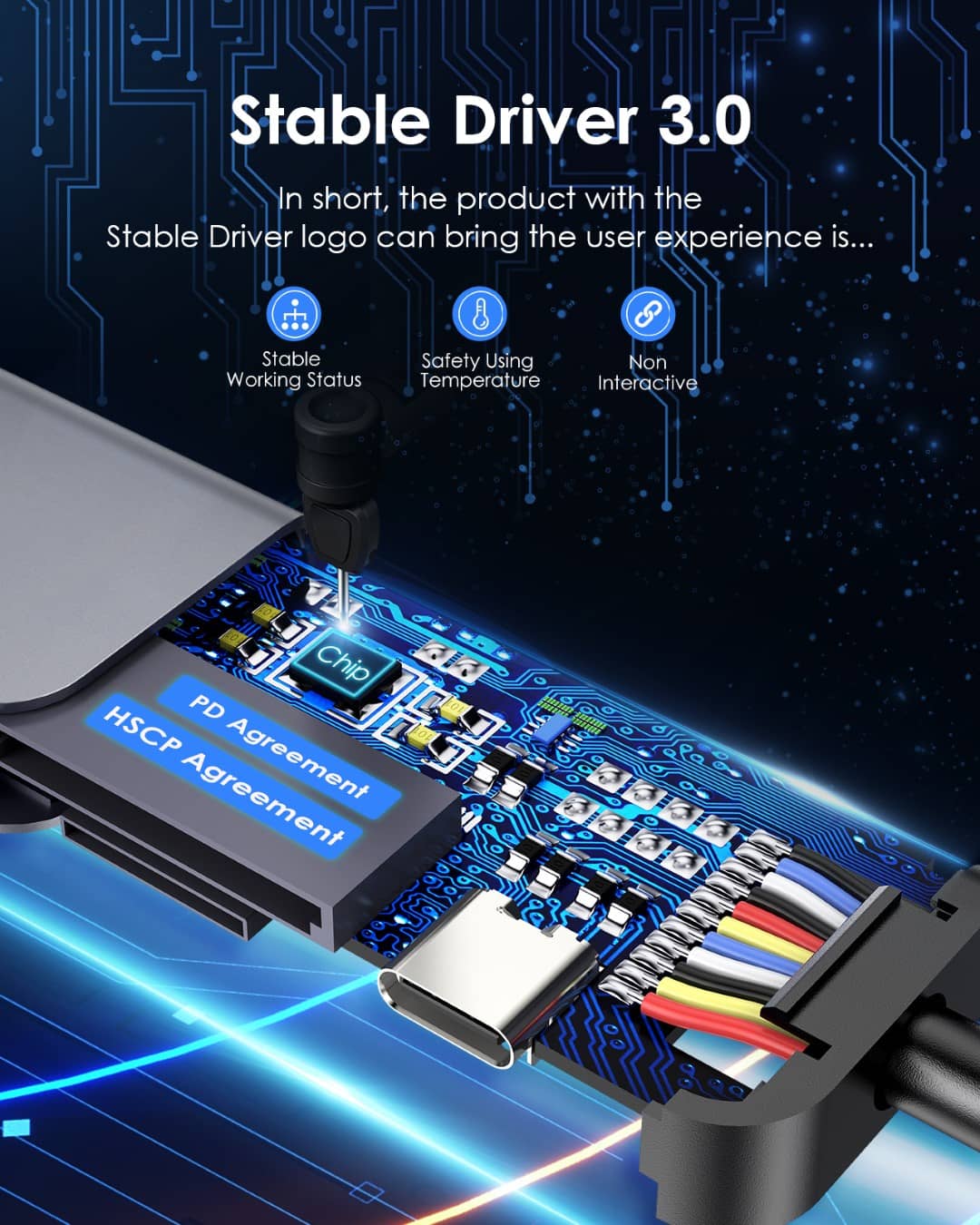 Bộ chuyển đổi USB-C 7 trong 1 Lention CE18HCR Xám (TYPE-C SANG HDMI, USB 3.0, 2 CỔNG USB 2.0, SD CARD, CỔNG SẠC PD)