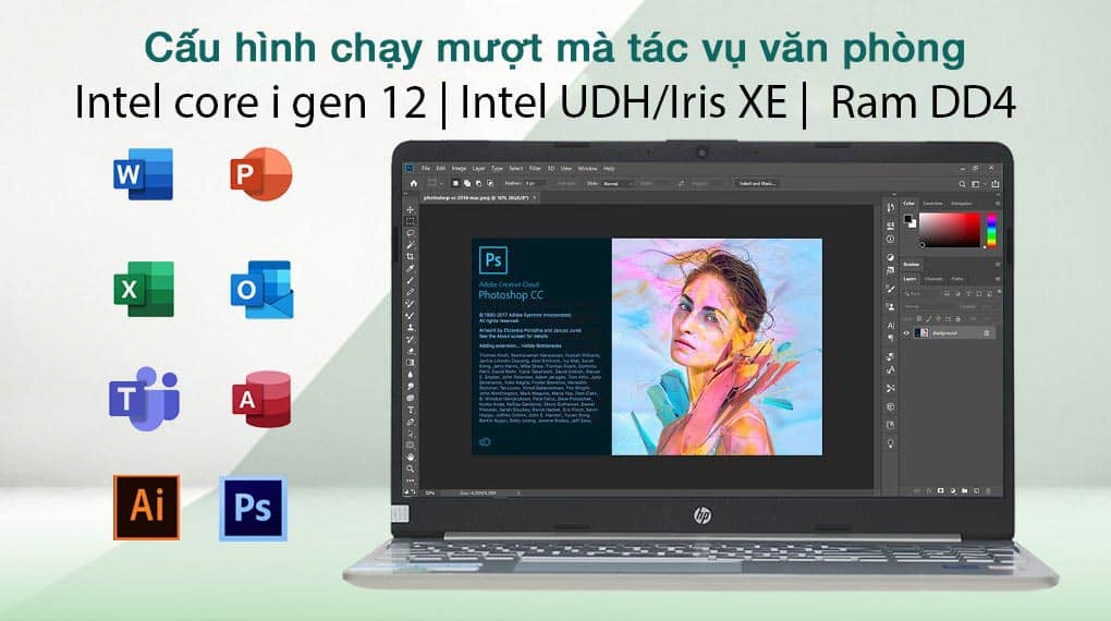 Laptop HP 15s-fq5160TU (7C0S1PA) (i5 1235U/16GB RAM/512GB SSD/15.6 FHD/Win 11/Bạc) 2