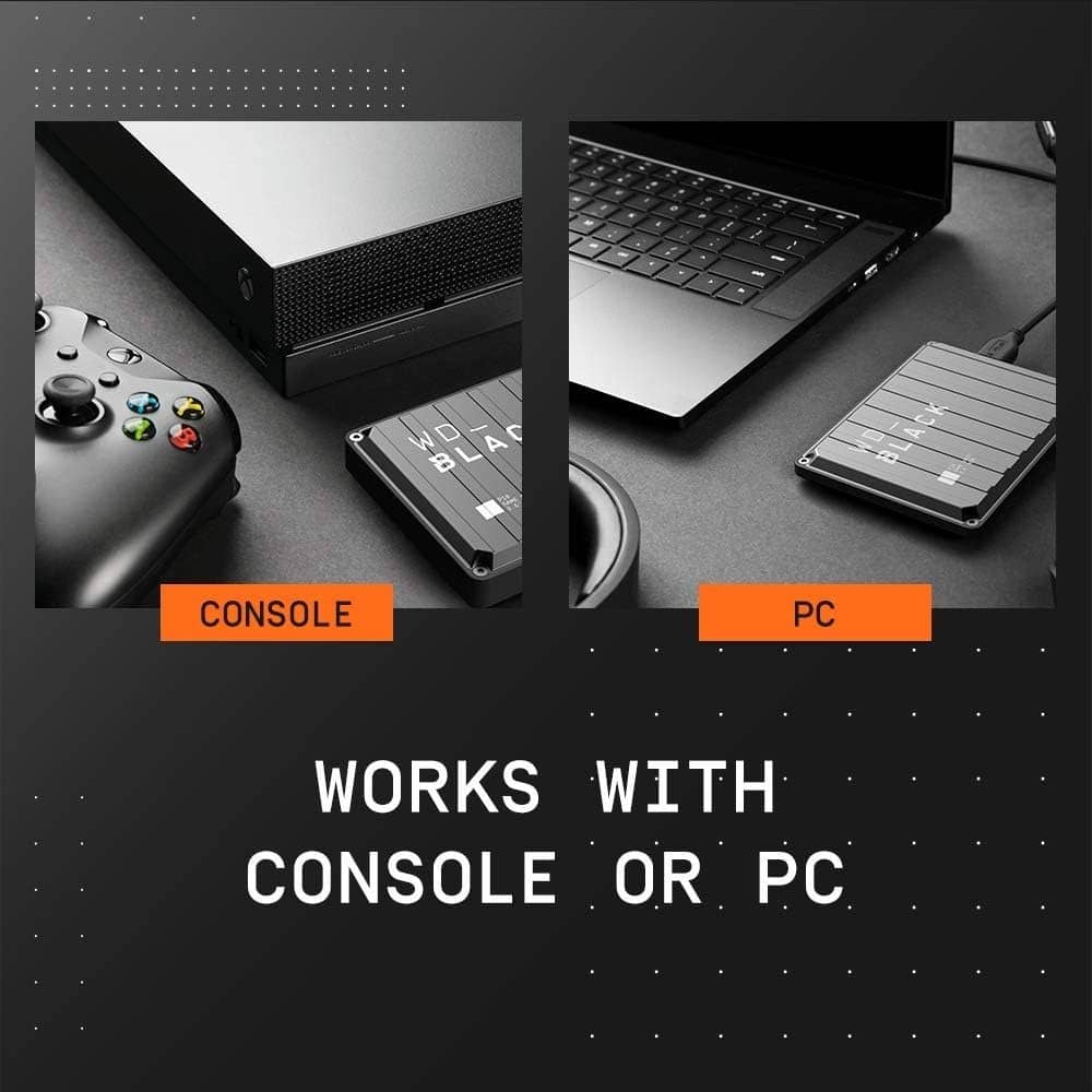 Ổ cứng di động WD_BLACK P10 GAME DRIVE 4TB Pink (WDBZ7D0040BPK-WESN) 2