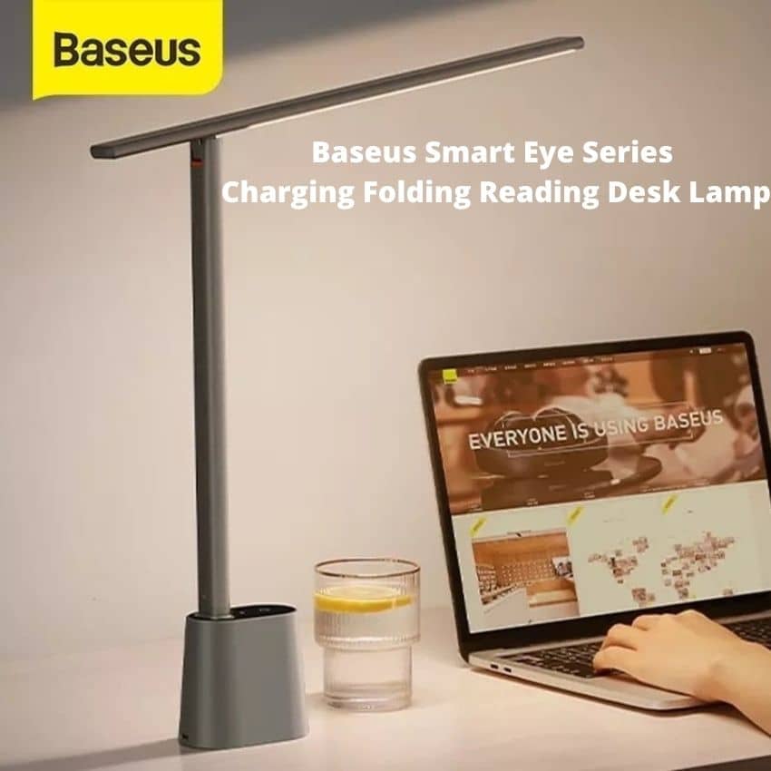 Đèn để bàn đọc sách hiệu Baseus Smart Eye Series Rechargeable Folding (Smart Light) - Màu trắng 3