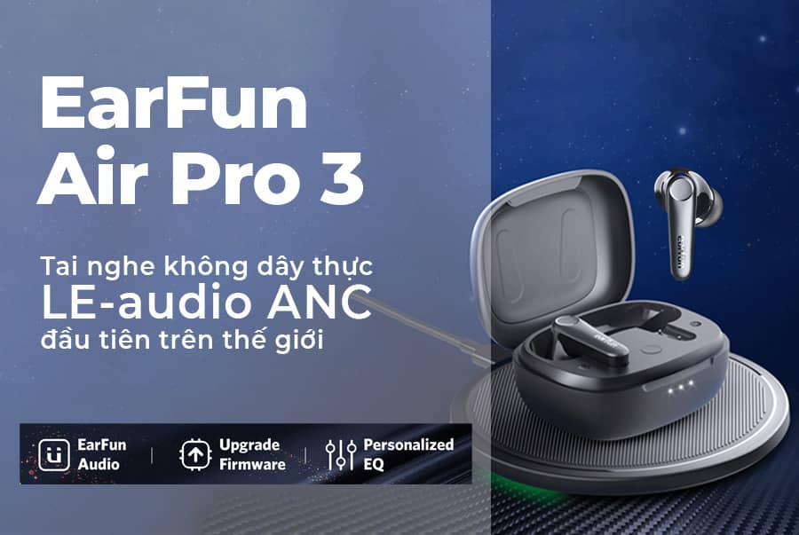Tai nghe Bluetooth True Wireless EarFun Air Pro 3 1