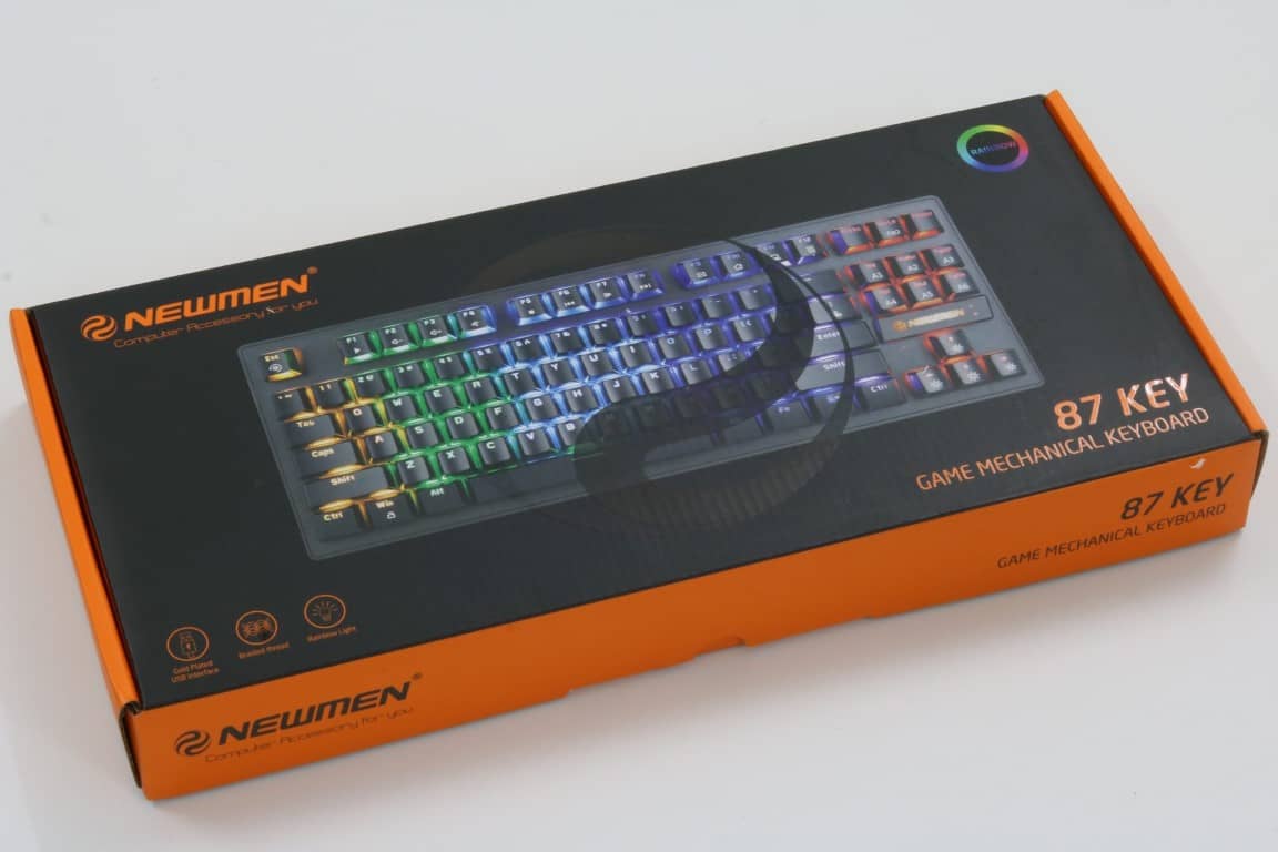 Bàn phím cơ Newmen GE87 Red sw (USB/Rainbow/Newmen sw)