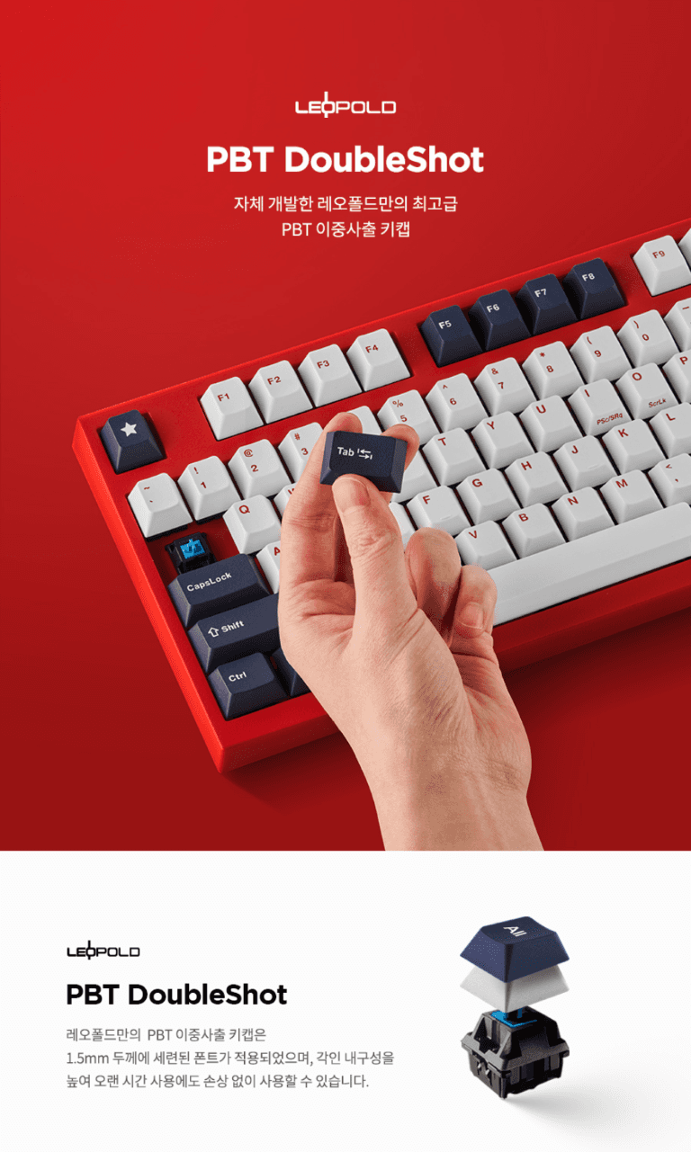 Bàn phím cơ không dây Leopold FC980MBT Blue Star