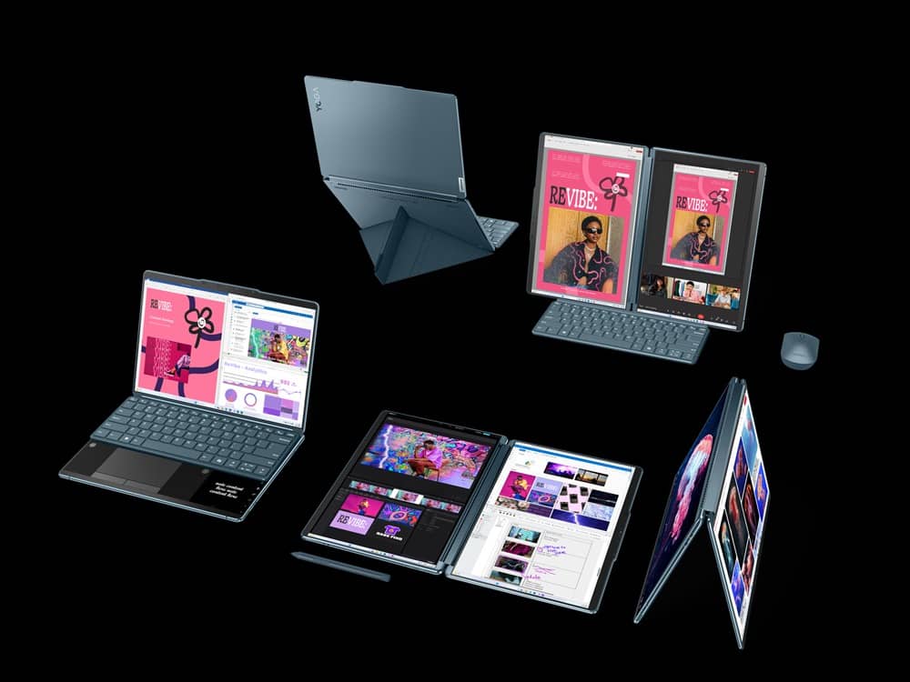 Laptop Lenovo Yoga Book 9 13IMU9 (83FF001SVN) (Ultra7 155H/32GB RAM/1TB SSD/13.3 2.8K Cảm ứng/Win11/Office H&S/Xanh)