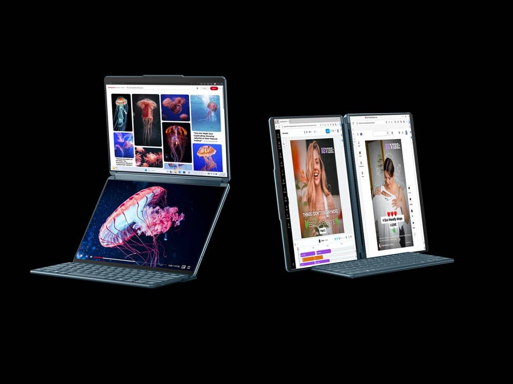 Laptop Lenovo Yoga Book 9 13IMU9 (83FF001SVN) (Ultra7 155H/32GB RAM/1TB SSD/13.3 2.8K Cảm ứng/Win11/Office H&S/Xanh)