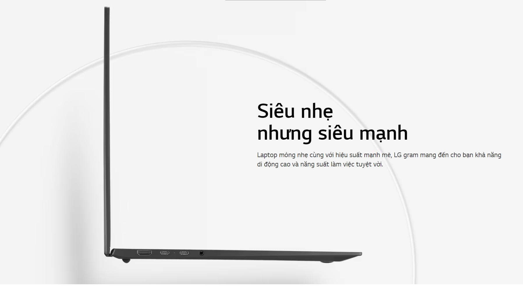 Laptop LG Gram 14Z90S-G.AH55A5 (Ultra 5-125H/16GB RAM/512GB SSD/14.0 inch WUXGA/Win 11 Home Plus/Đen) ảnh 2