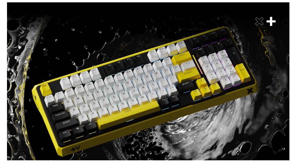 Bàn phím cơ Rapoo V750Pro - 98 Black Grey Orange (Dây USB/Optical Red switch/Led RGB) 3