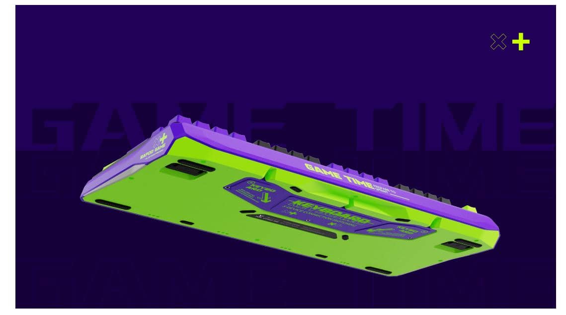 Bàn phím cơ Rapoo V750Pro - 98 Black Grey Orange (Dây USB/Optical Red switch/Led RGB) 5