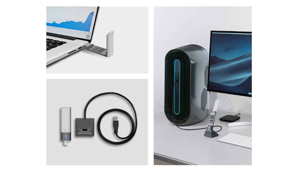 Card mạng không dây USB TP-Link Archer TX50UH Chuẩn Wifi 6 AX3000 7