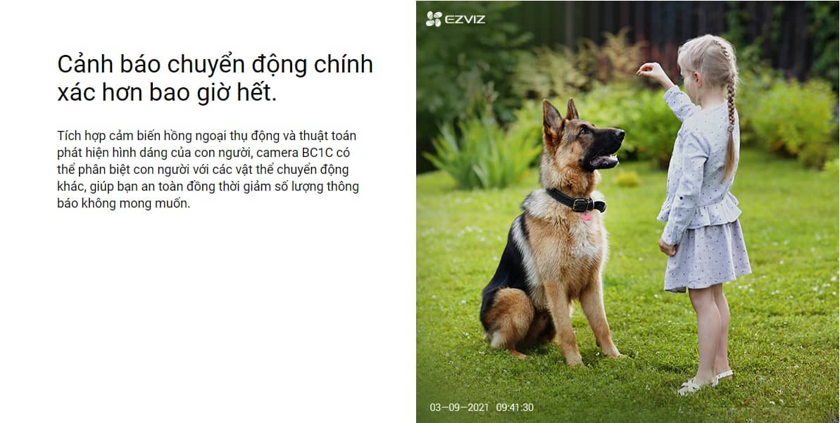 CAMERA IP DÙNG PIN EZVIZ BC1C/ HỖ TRỢ PIN NĂNG LƯỢNG MẶT TRỜI